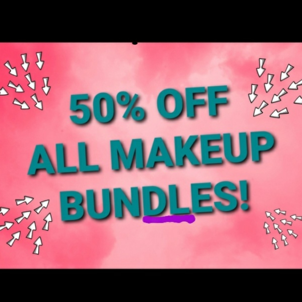 50%  OFF  ALL  MAKEUP  BUNDLES